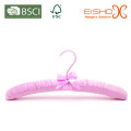 Pink Satin Padded Clothes Hangers (MR012)